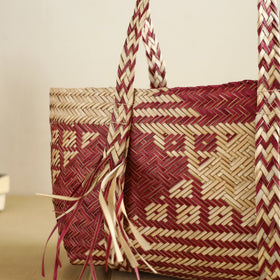 Handcrafted Natural Water Hyacinth Shoulder Bag from Assam 12