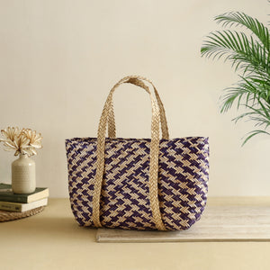Handcrafted Natural Water Hyacinth Shoulder Bag from Assam 20
