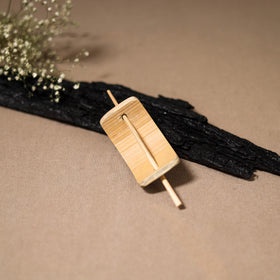 Kerala Mural Handpainted Bamboo Bun Holder Juda Pin  55