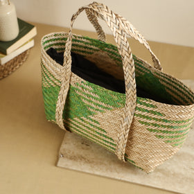 Handcrafted Natural Water Hyacinth Shoulder Bag from Assam 17