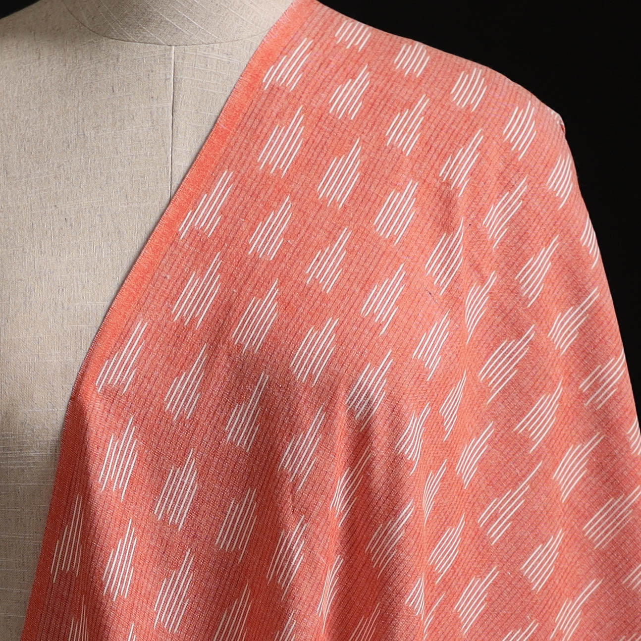 Pochampally Ikat Weave Pure Cotton Fabric 43