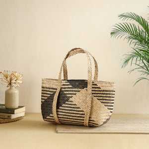Handcrafted Natural Water Hyacinth Shoulder Bag from Assam 16