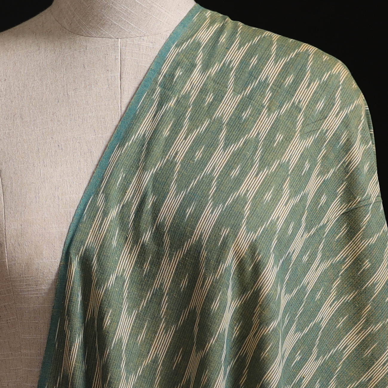 Pochampally Ikat Weave Pure Cotton Fabric 45