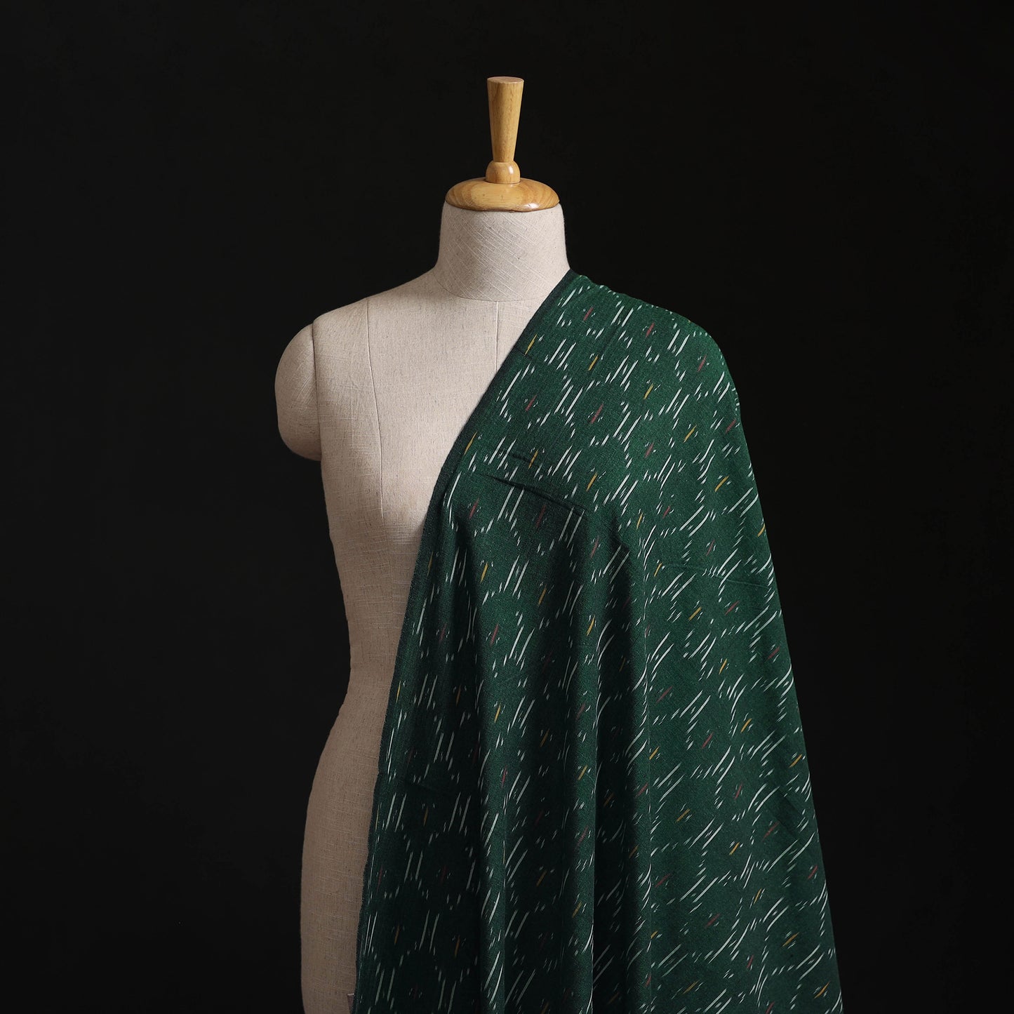Pochampally Ikat Weave Pure Cotton Fabric 46