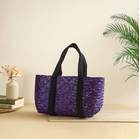 Handcrafted Natural Water Hyacinth Shoulder Bag from Assam 13