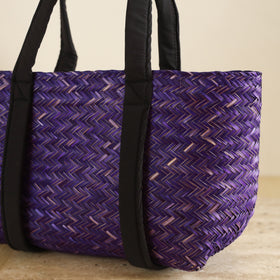 Handcrafted Natural Water Hyacinth Shoulder Bag from Assam 13