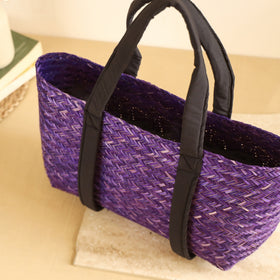 Handcrafted Natural Water Hyacinth Shoulder Bag from Assam 13