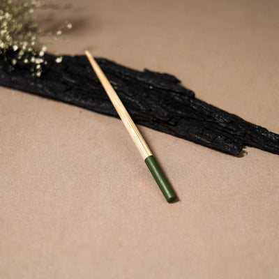 Kerala Handpainted Bamboo Juda Stick 112