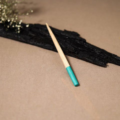 Kerala Handpainted Bamboo Juda Stick 114