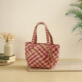 Handcrafted Natural Water Hyacinth Handbag from Assam 08