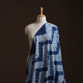 Blue - Shibori Tie-Dye Pure Cotton Fabric 12