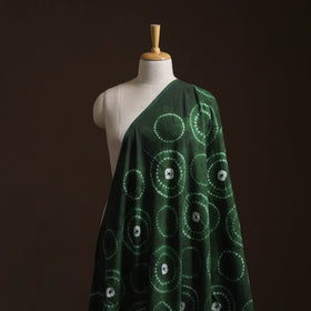 Green - Shibori Tie-Dye Pure Cotton Fabric 14