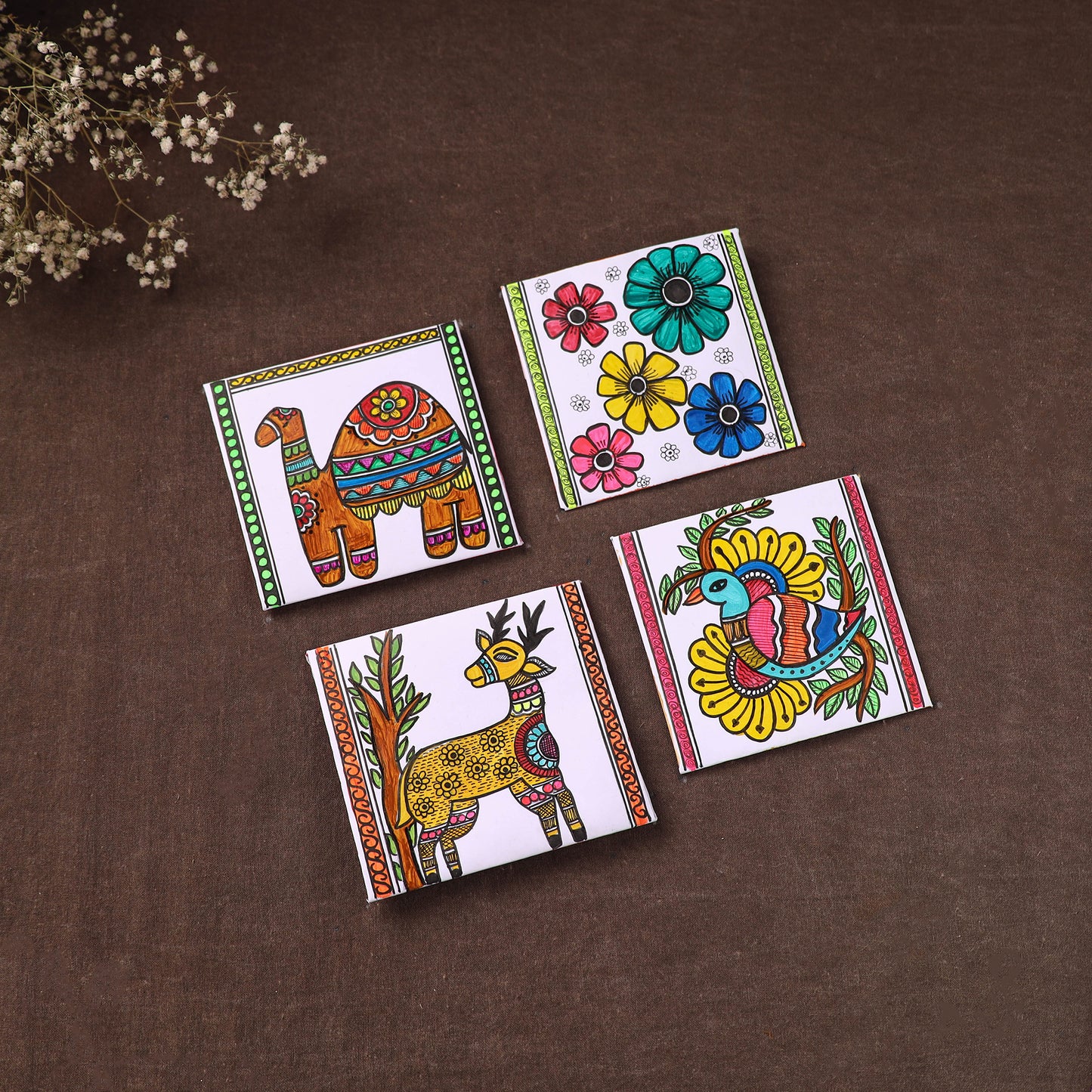 Handpainted Paper Envelopes (Set of 4) 02