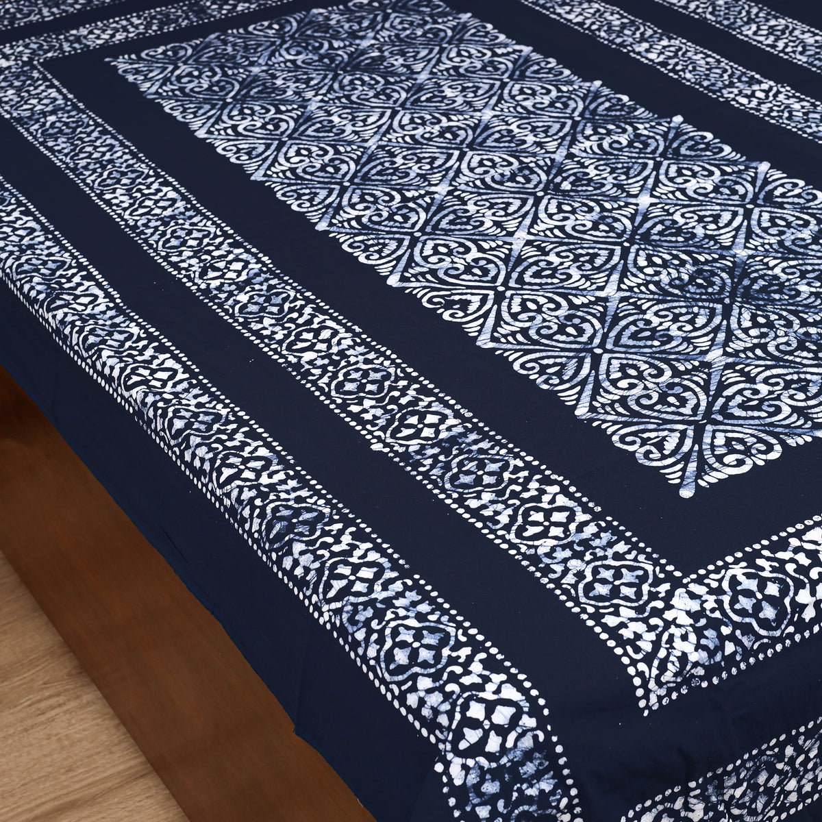 Hand Batik Print Single Bedsheet (90 x 60 in) 04