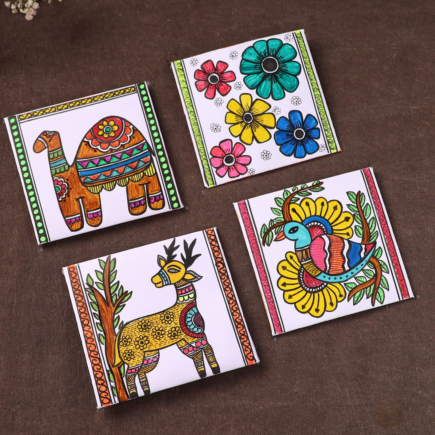 Handpainted Paper Envelopes (Set of 4) 02