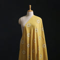 Yellow - Akola Hand Block Print Slub Cotton Fabric 06