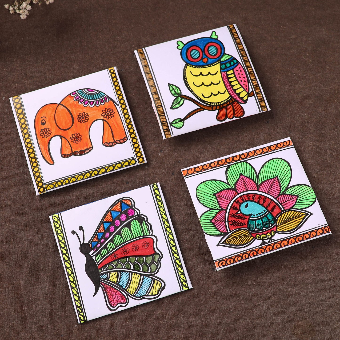 Handpainted Paper Envelopes (Set of 4) 05