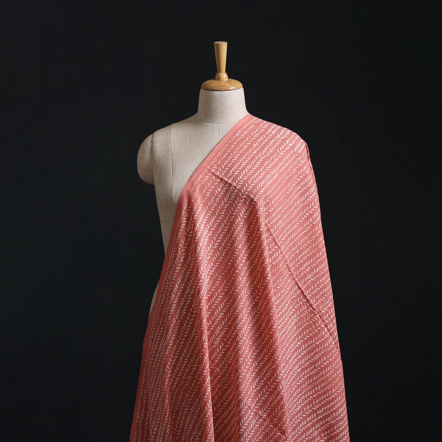 Akola Hand Block Print Slub Cotton Fabric 11