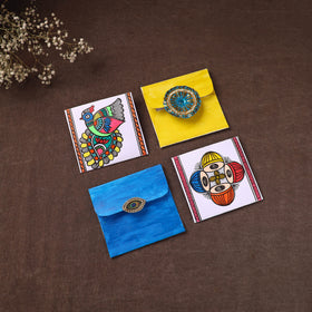 Handpainted Paper Envelopes (Set of 4) 07
