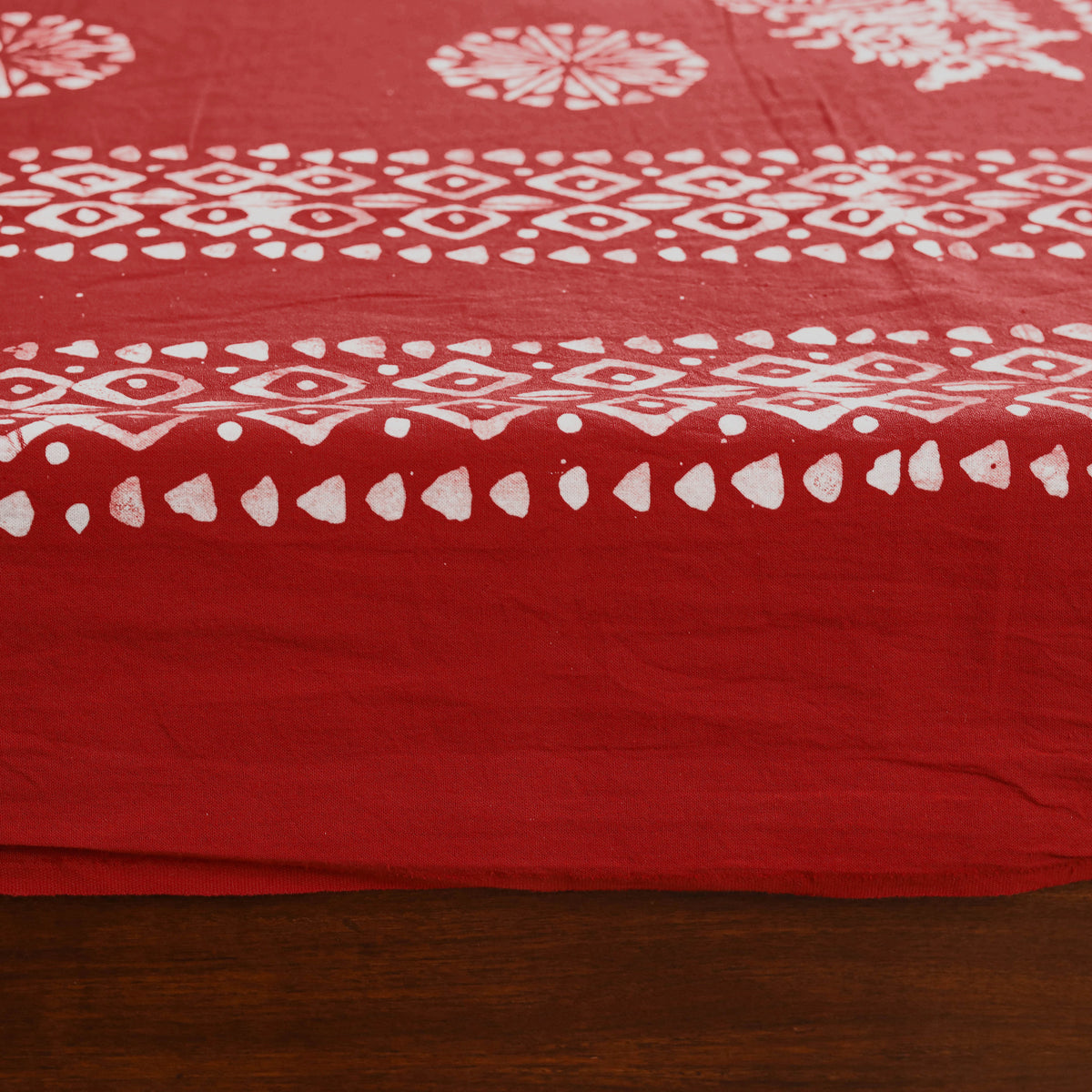 Hand Batik Print Single Bedsheet (90 x 60 in) 06