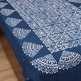 Hand Batik Print Single Bedsheet (90 x 60 in) 07