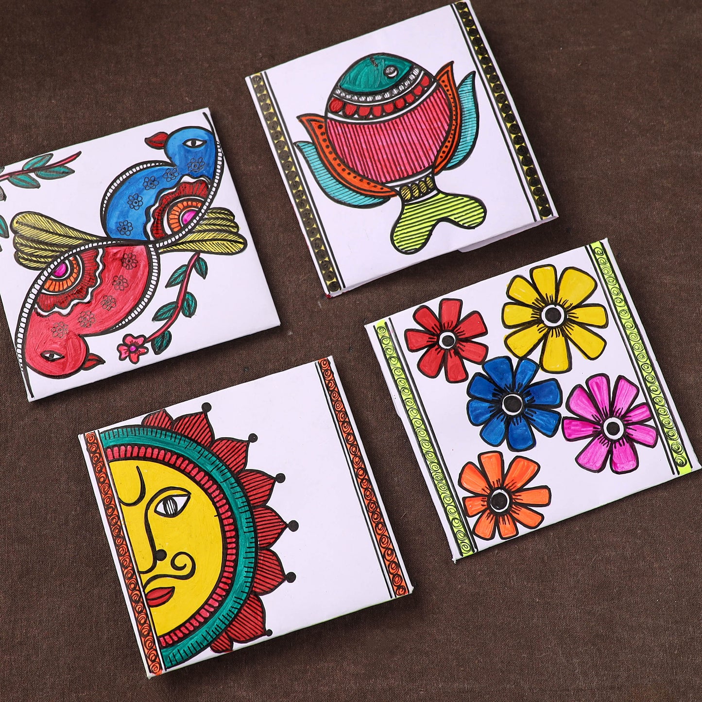 Handpainted Paper Envelopes (Set of 4) 10