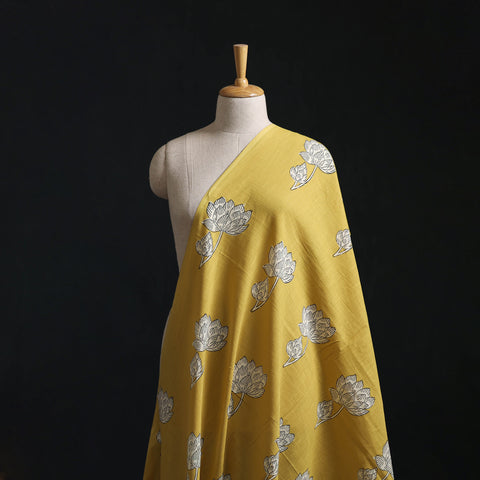 Akola Hand Block Print Slub Cotton Fabric 18