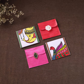 Handpainted Paper Envelopes (Set of 4) 11