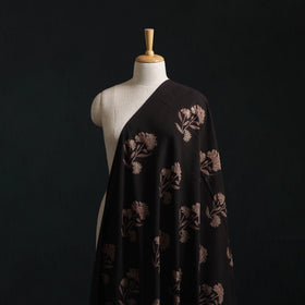 Brown - Akola Hand Block Print Slub Cotton Fabric 21