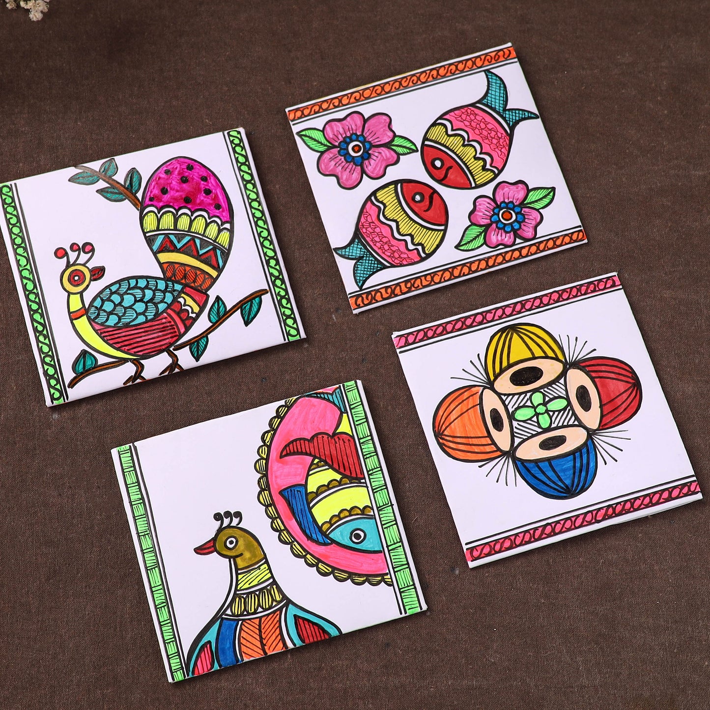 Handpainted Paper Envelopes (Set of 4) 12