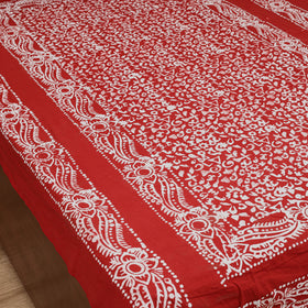 Hand Batik Print Single Bedsheet (90 x 60 in) 08