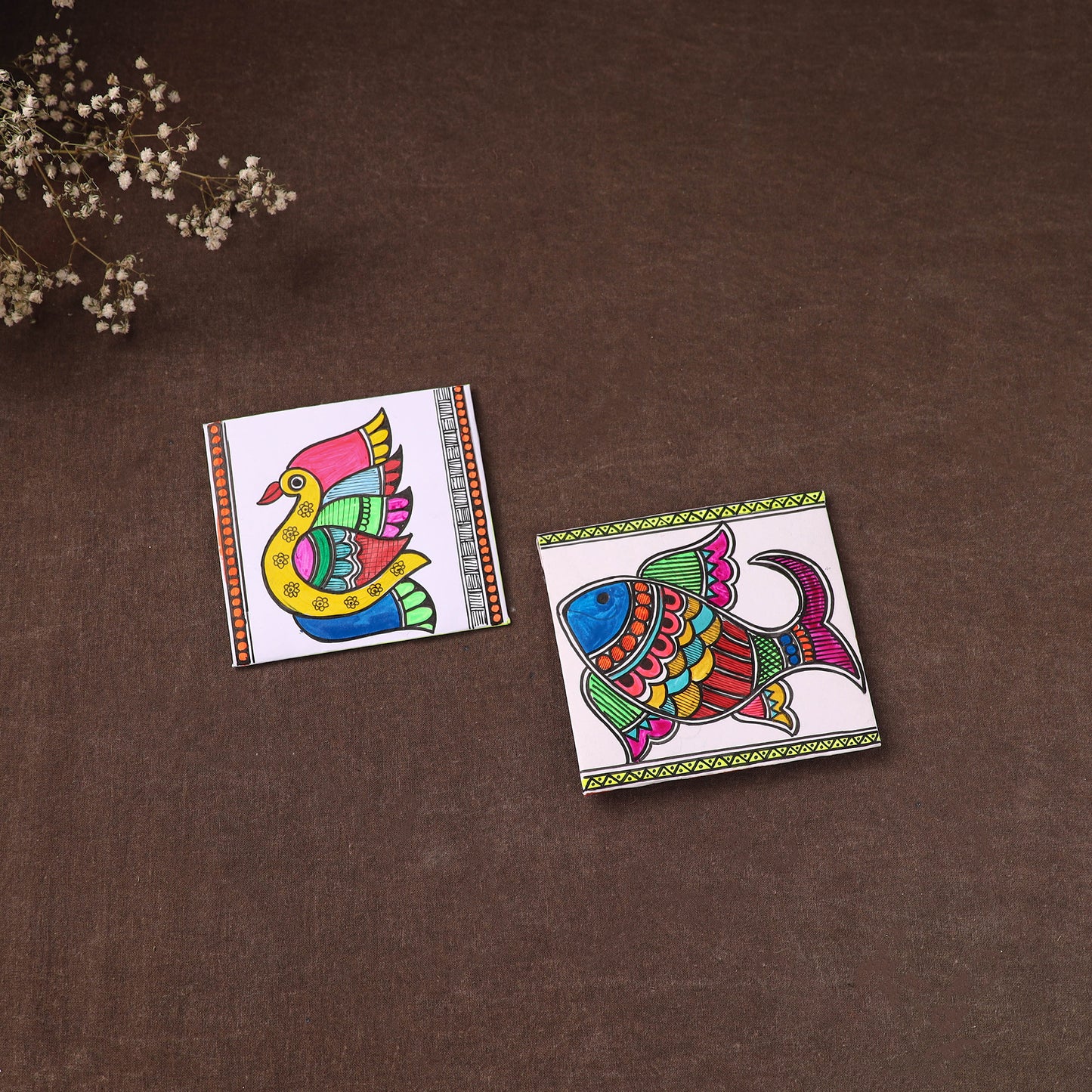 Handpainted Paper Envelopes (Set of 2) 13