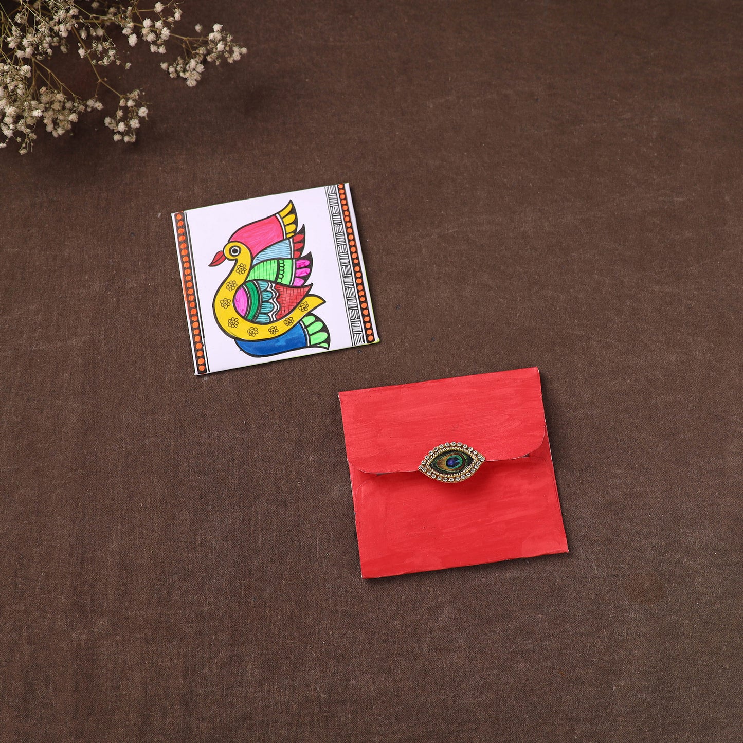Handpainted Paper Envelopes (Set of 2) 13