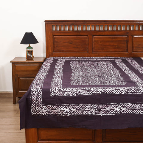 Hand Batik Print Single Bedsheet (90 x 60 in) 10