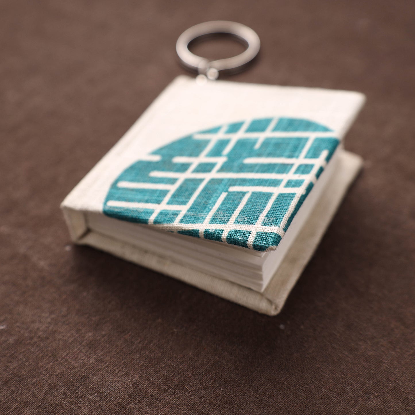 Mini Diary Keychain in Floral Prints Cover 14