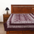 Hand Batik Print Single Bedsheet (90 x 60 in) 12