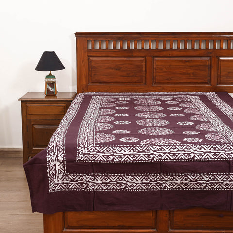 Hand Batik Print Single Bedsheet (90 x 60 in) 12
