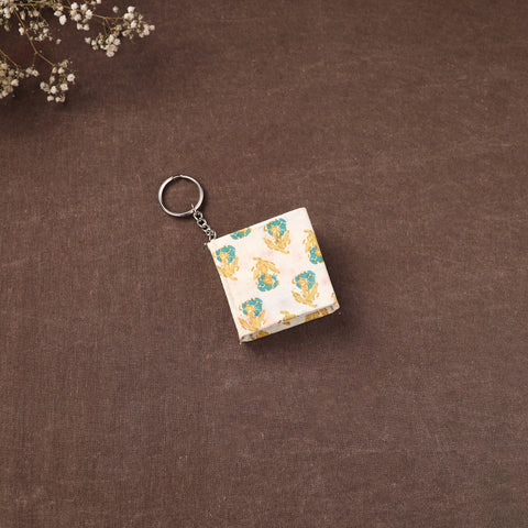 Mini Diary Keychain in Floral Prints Cover 01