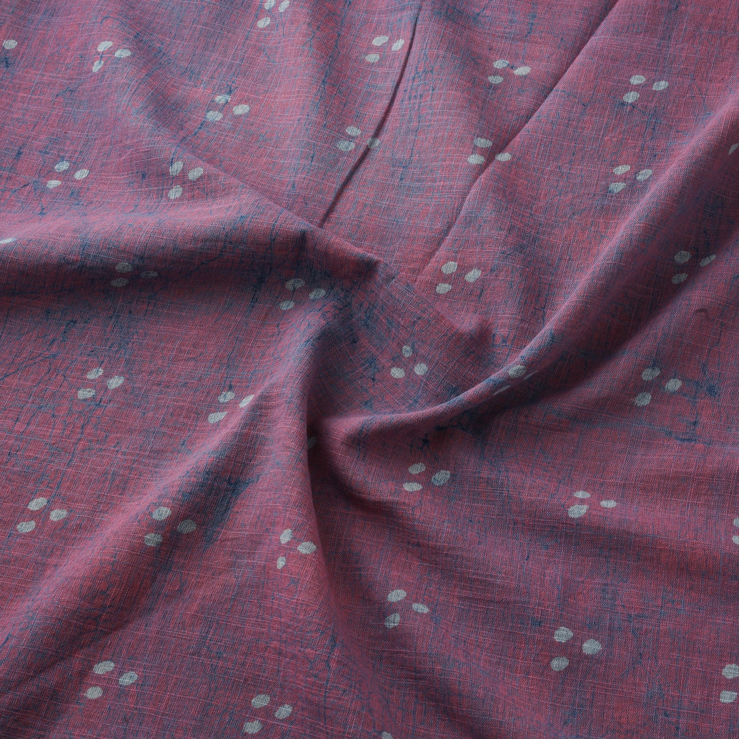 Purple - Akola Hand Block Print Slub Cotton Fabric 25