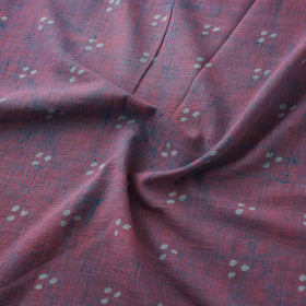 Purple - Akola Hand Block Print Slub Cotton Fabric 25