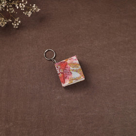 Mini Diary Keychain in Floral Prints Cover 03