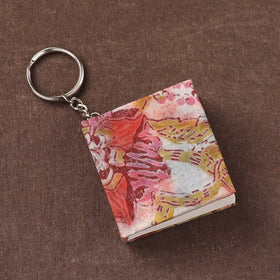 Mini Diary Keychain in Floral Prints Cover 03