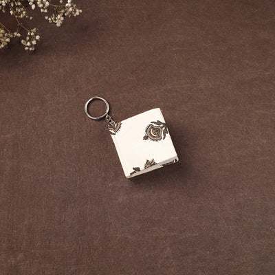 Mini Diary Keychain in Floral Prints Cover 04
