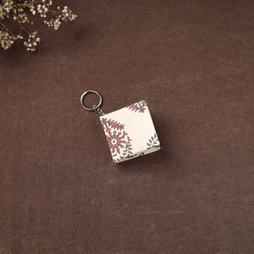 Mini Diary Keychain in Floral Prints Cover 05
