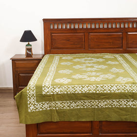 Hand Batik Print Single Bedsheet (90 x 60 in) 16