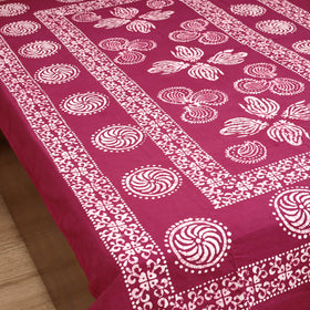 Hand Batik Print Single Bedsheet (90 x 60 in) 17