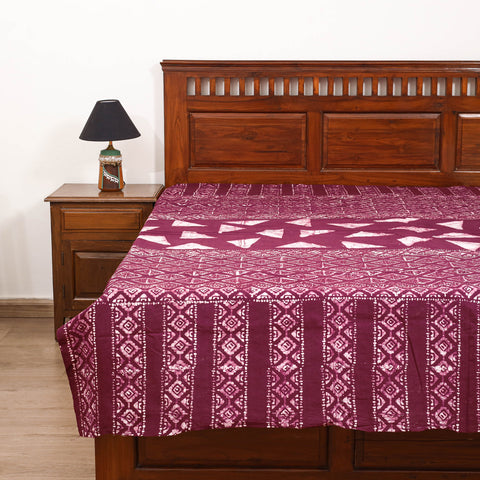 Hand Batik Print Single Bedsheet (90 x 60 in) 18