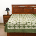 Hand Batik Print Single Bedsheet (90 x 60 in) 19