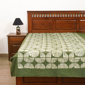 Hand Batik Print Single Bedsheet (90 x 60 in) 19