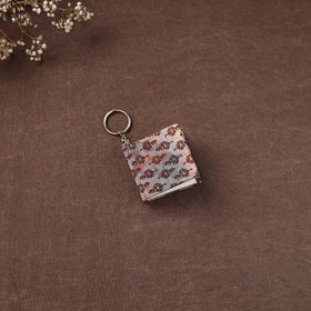 Mini Diary Keychain in Floral Prints Cover 11